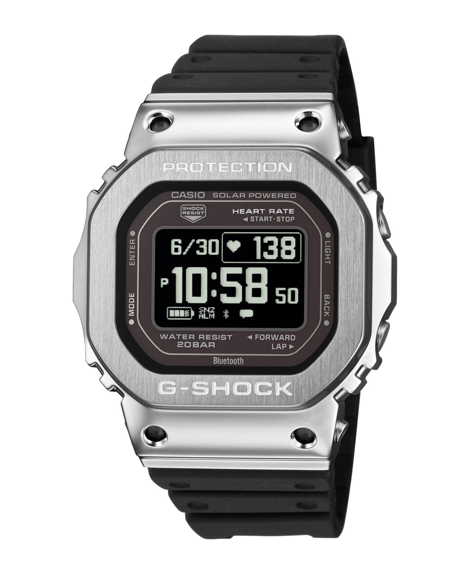 G-Shock мужские японские кварцевые цифровые черные смоляные часы 44,5 мм