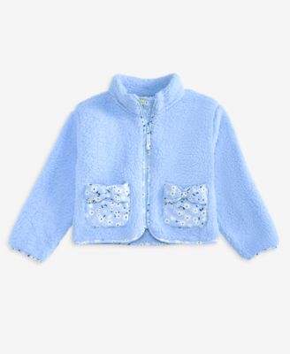 Epic Threads куртка из искусственного шерпа с бантом для девочек-малышек 12M-5T, эксклюзив Macy's