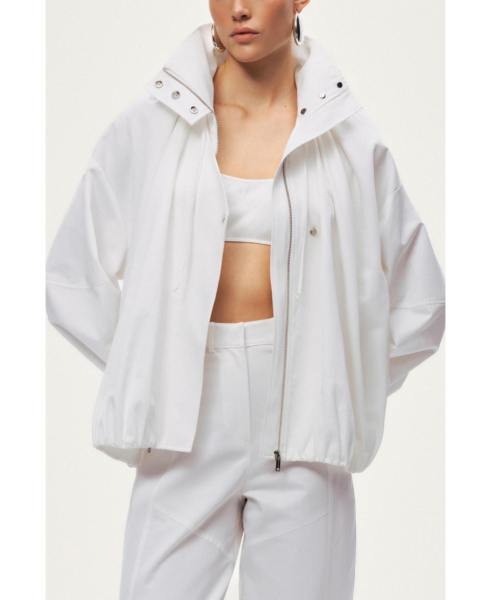 Женская куртка NOCTURNE Oversized Zip-Front