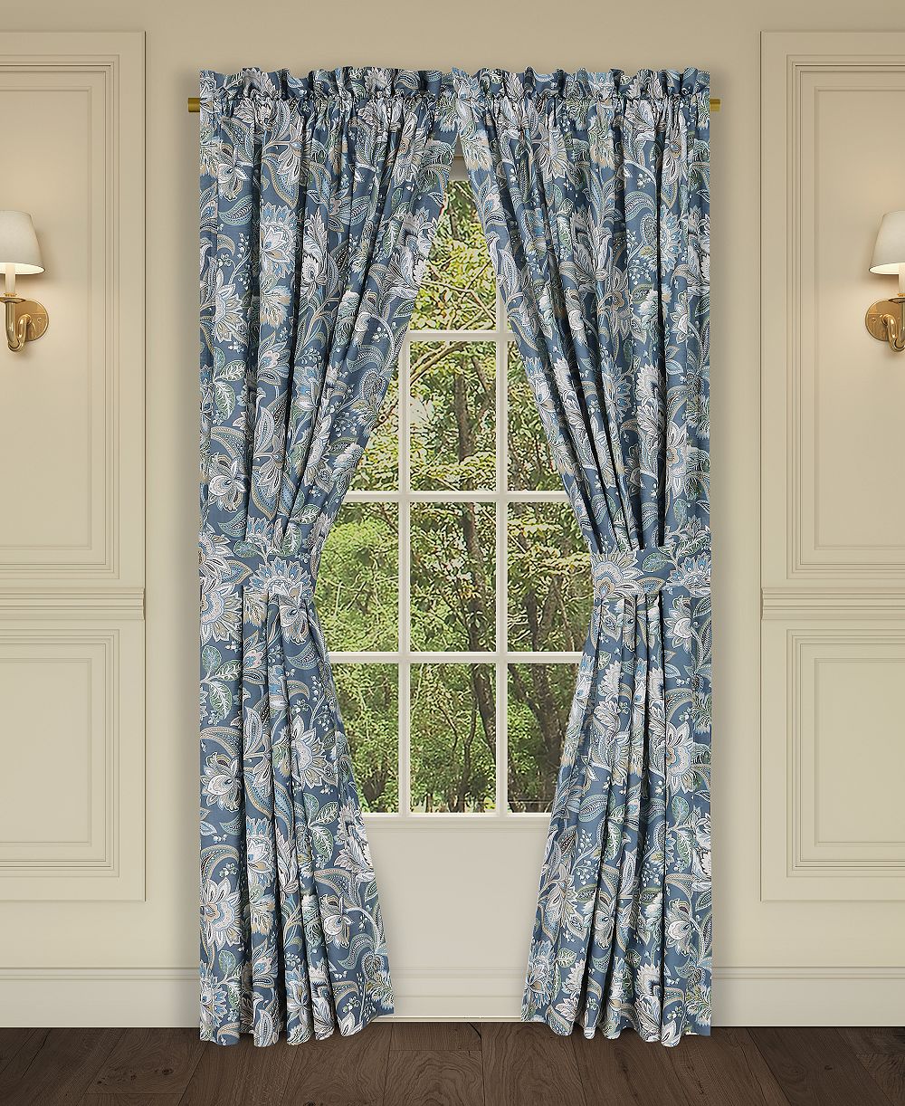 Five Queens Court Michaela Window Panel Pair, 50" x 95"