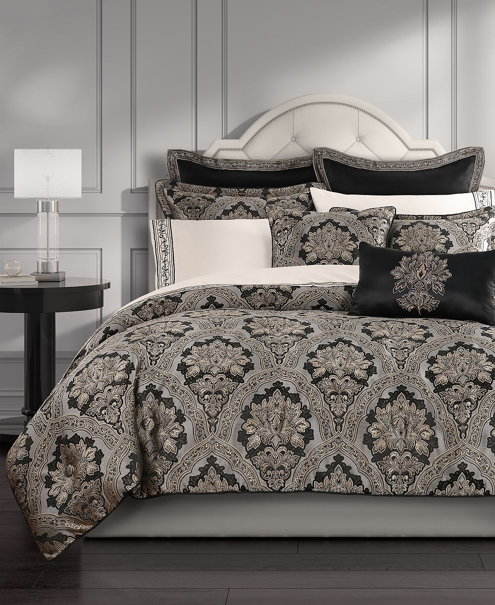 Five Queens Court Harriman Floral 4-Piece Comforter Set, California King