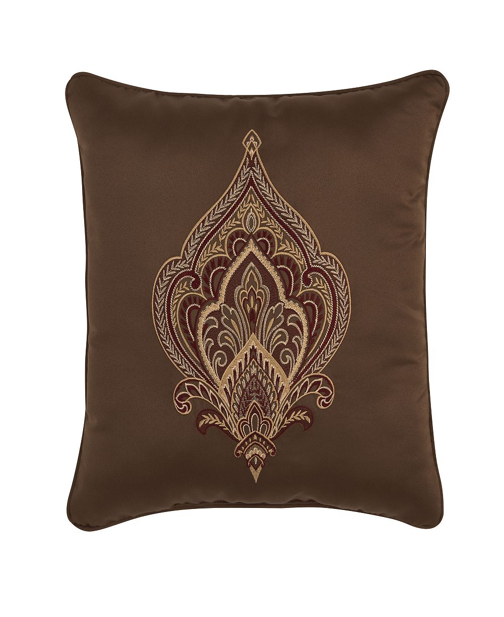 Five Queens Court Odette Square Decorative Pillow, 18" x 18"