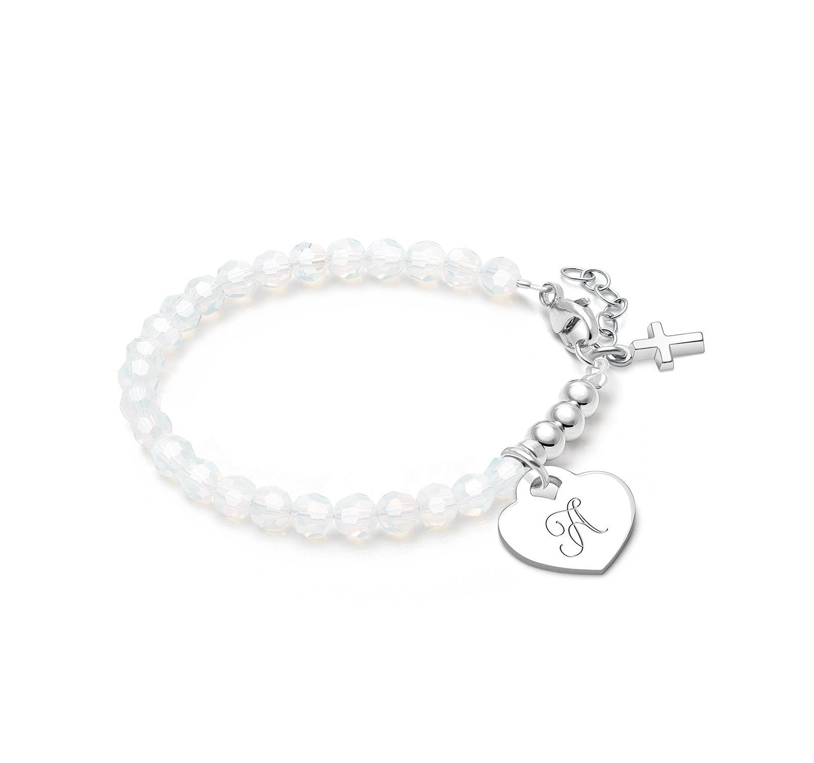 Браслет Tiny Blessings Sterling Signature Crystal с крестом