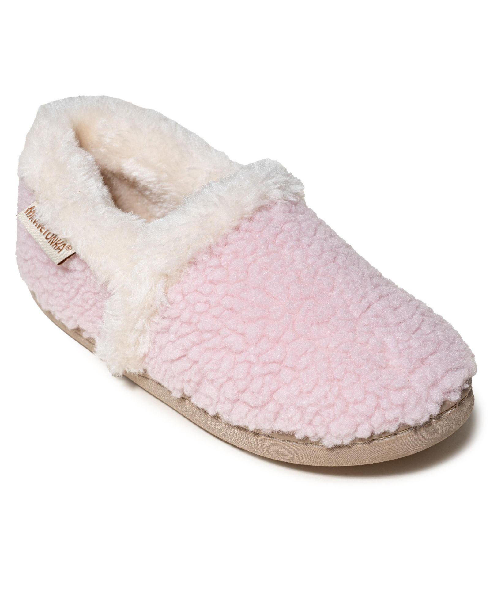 Minnetonka Kids' Daina Faux Fur Slippers