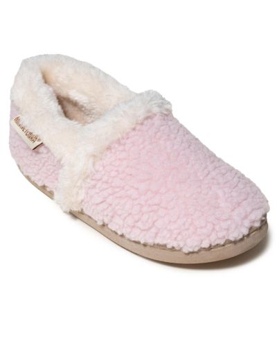 Minnetonka Kids' Daina Faux Fur Slippers