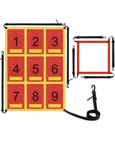 AOLIGEIJS Adjustable Strike Zone Target for Baseball Net,Numbered Pitching Pad,Baseball Softball Target,Practice Throwing and Hitting with Accuracy