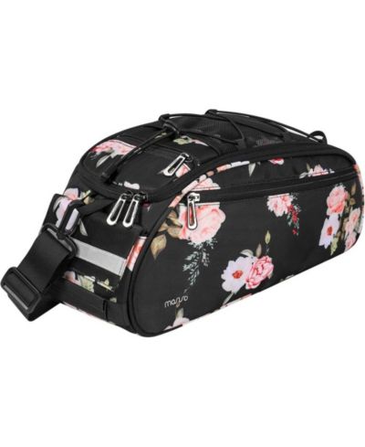 AOLIGEIJS Bike Rack Bag Waterproof Bicycle Trunk Bag with Shoulder Strap, Rear Seat Carrier Storage for Commuting Travel Cycling
