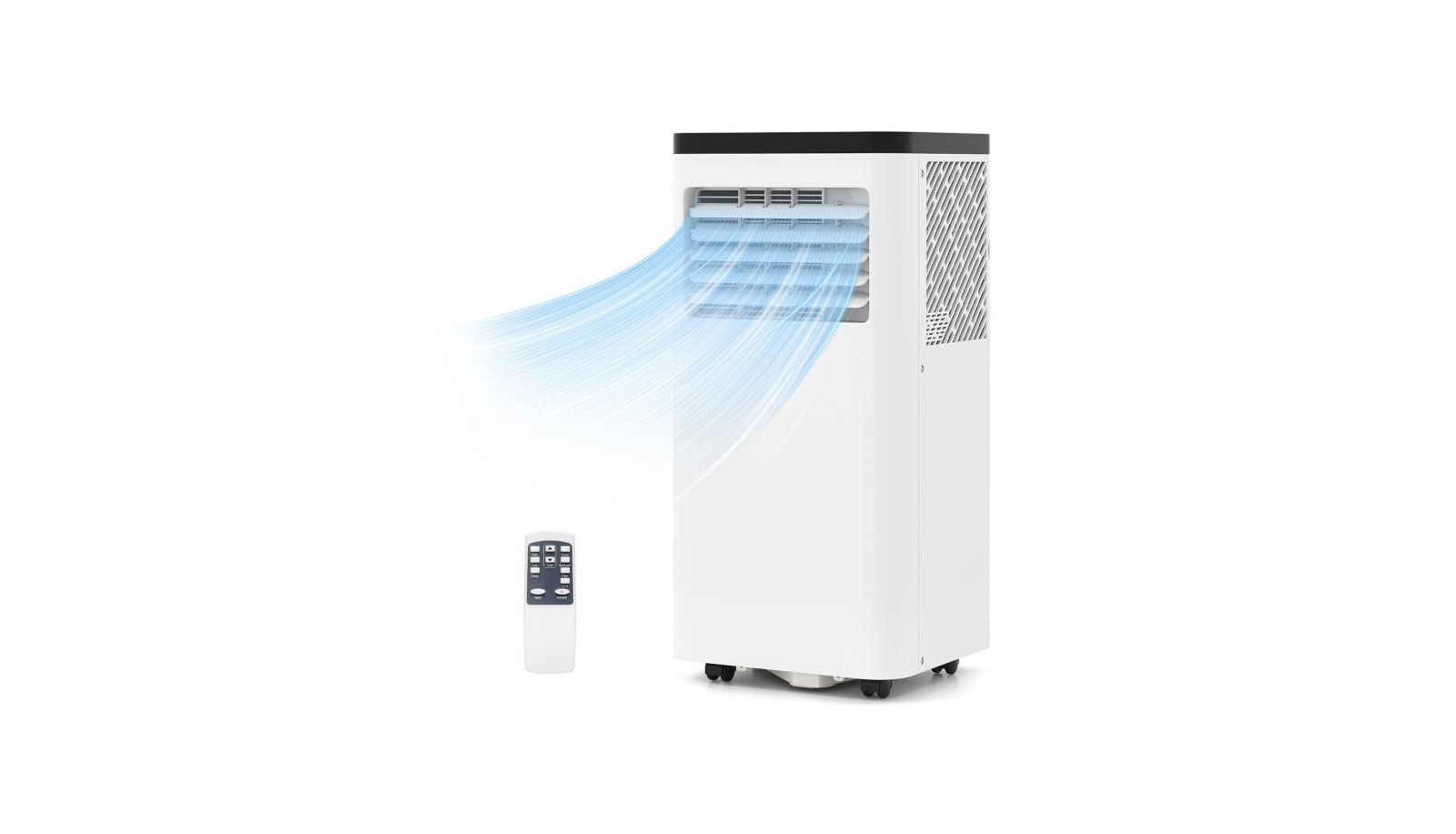 Mecale 8000 BTU Portable Air Conditioner with Heating and Cooling Modes