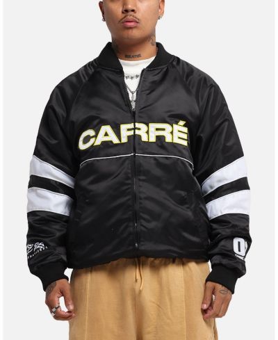 CARRE Men's Rally Panelled Bomber Jacket