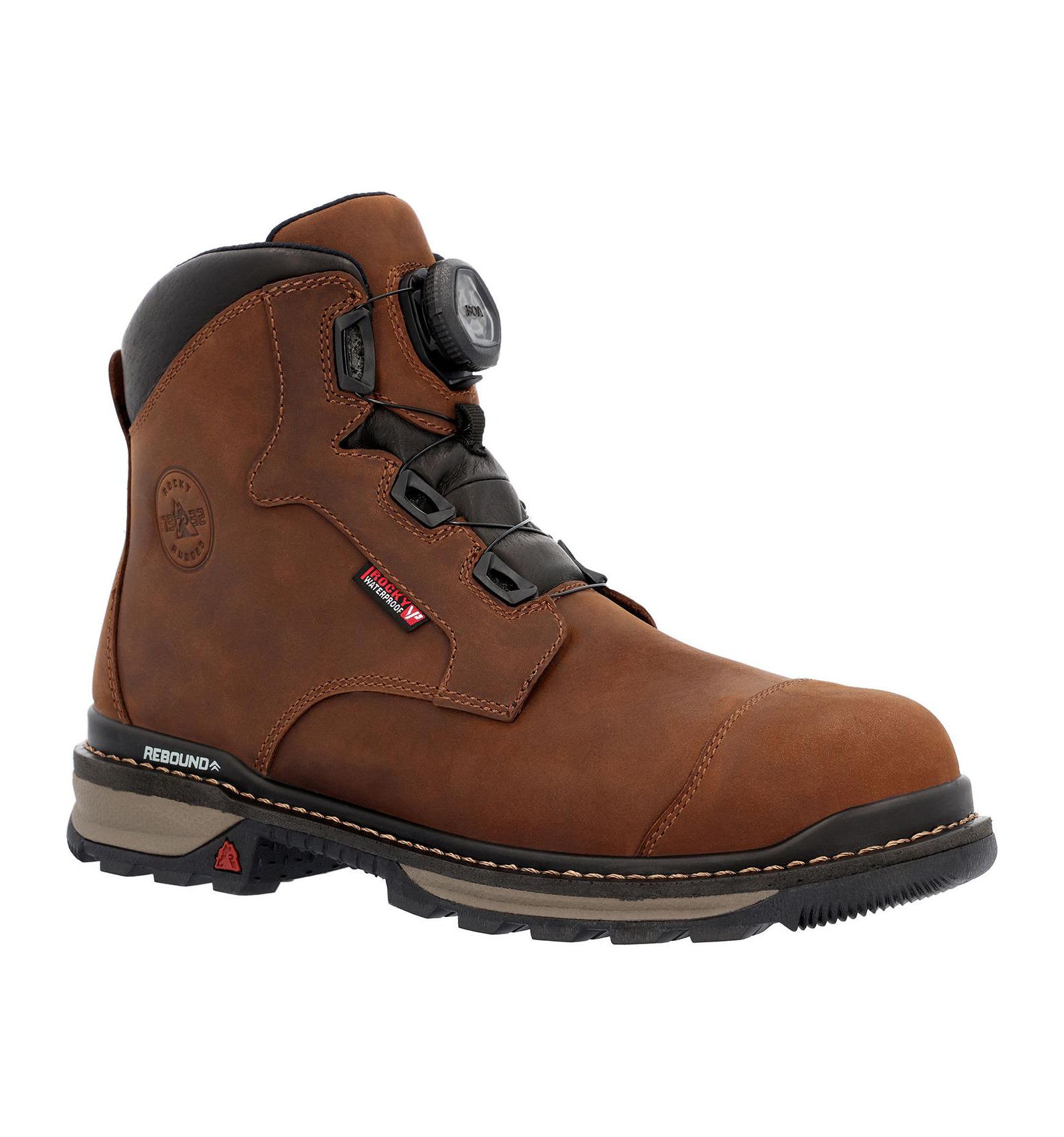 ROCKY Men's Rams Horn BOA Composite Toe Waterproof Work Boot