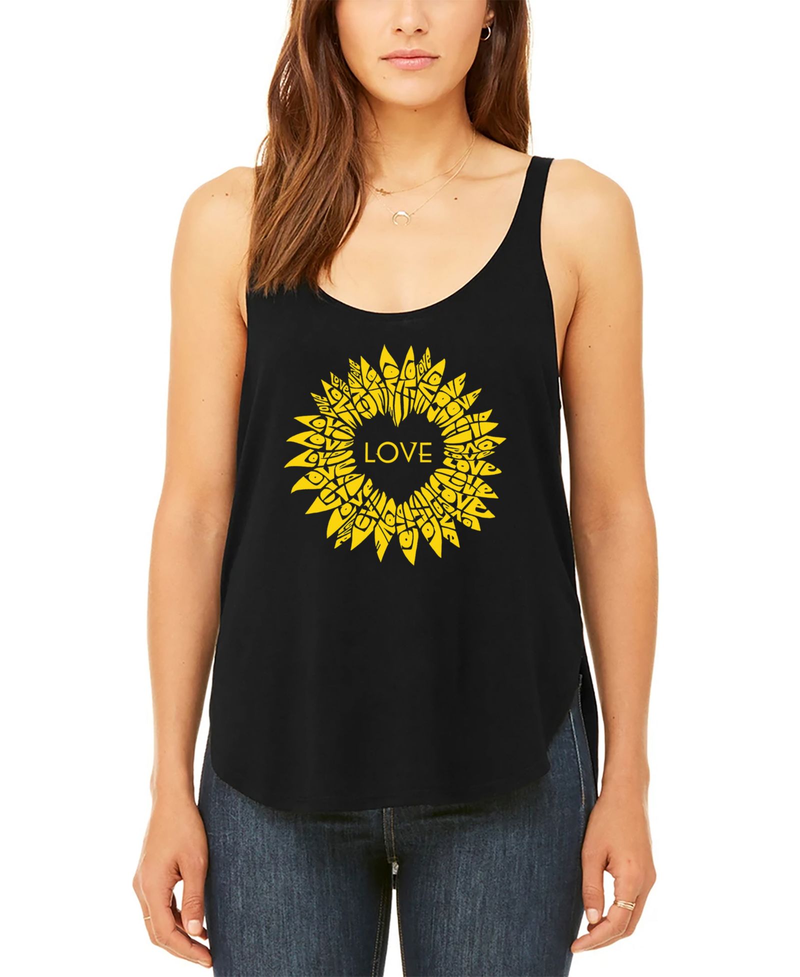 Женский топ LA Pop Art Sunflower Love