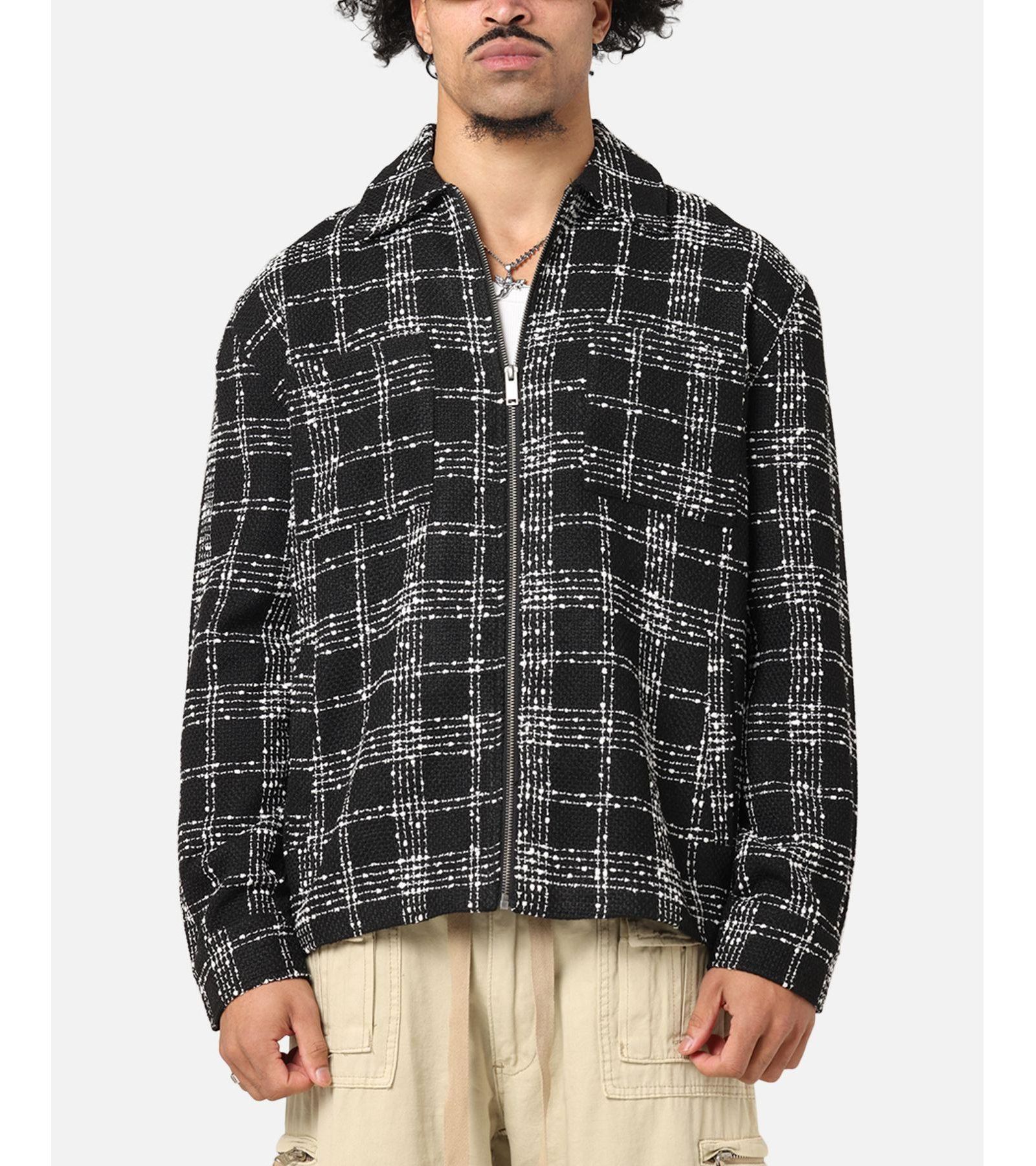 XXIII Men's Boucle Tweed Zip Jacket
