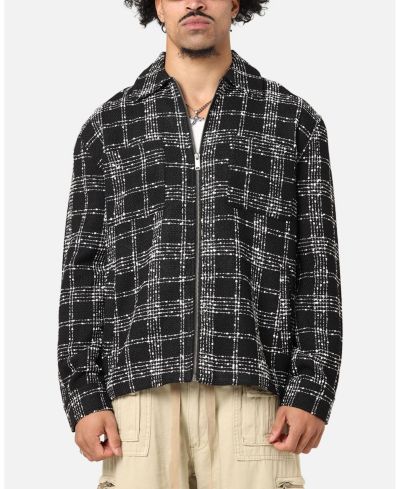 XXIII Men's Boucle Tweed Zip Jacket