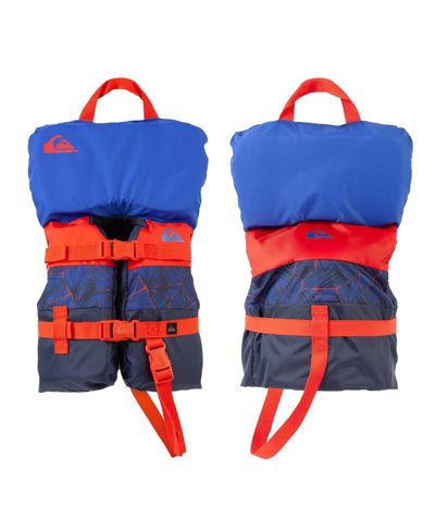 Quiksilver Infant Life Vest USCG Approved with Quick-Release Buckles and Leg Strap, Upright Flotation and Grab Handle, for Boating, Fishing