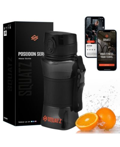 SQUATZ 500ml Sports or Shake Water Bottle with Strainer