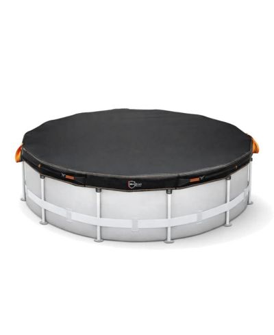 Водонепроницаемый чехол для круглого бассейна IC ICLOVER 8 ft, черный