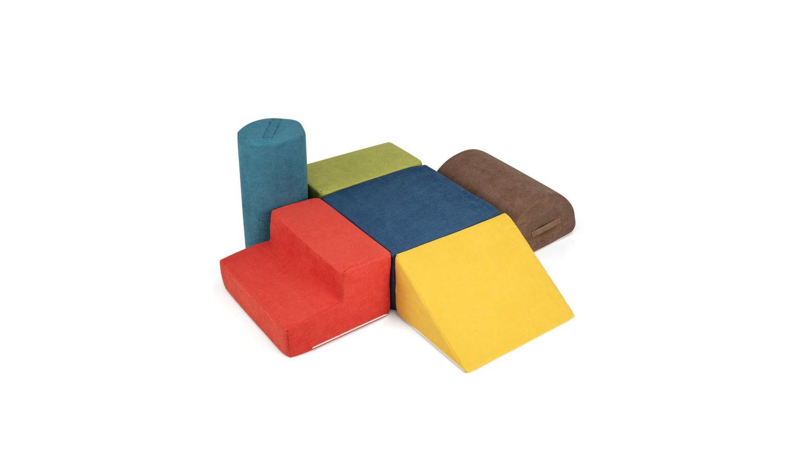 Детский набор развивающих блоков HONGGE 6 Piece Climbing Blocks с ручками