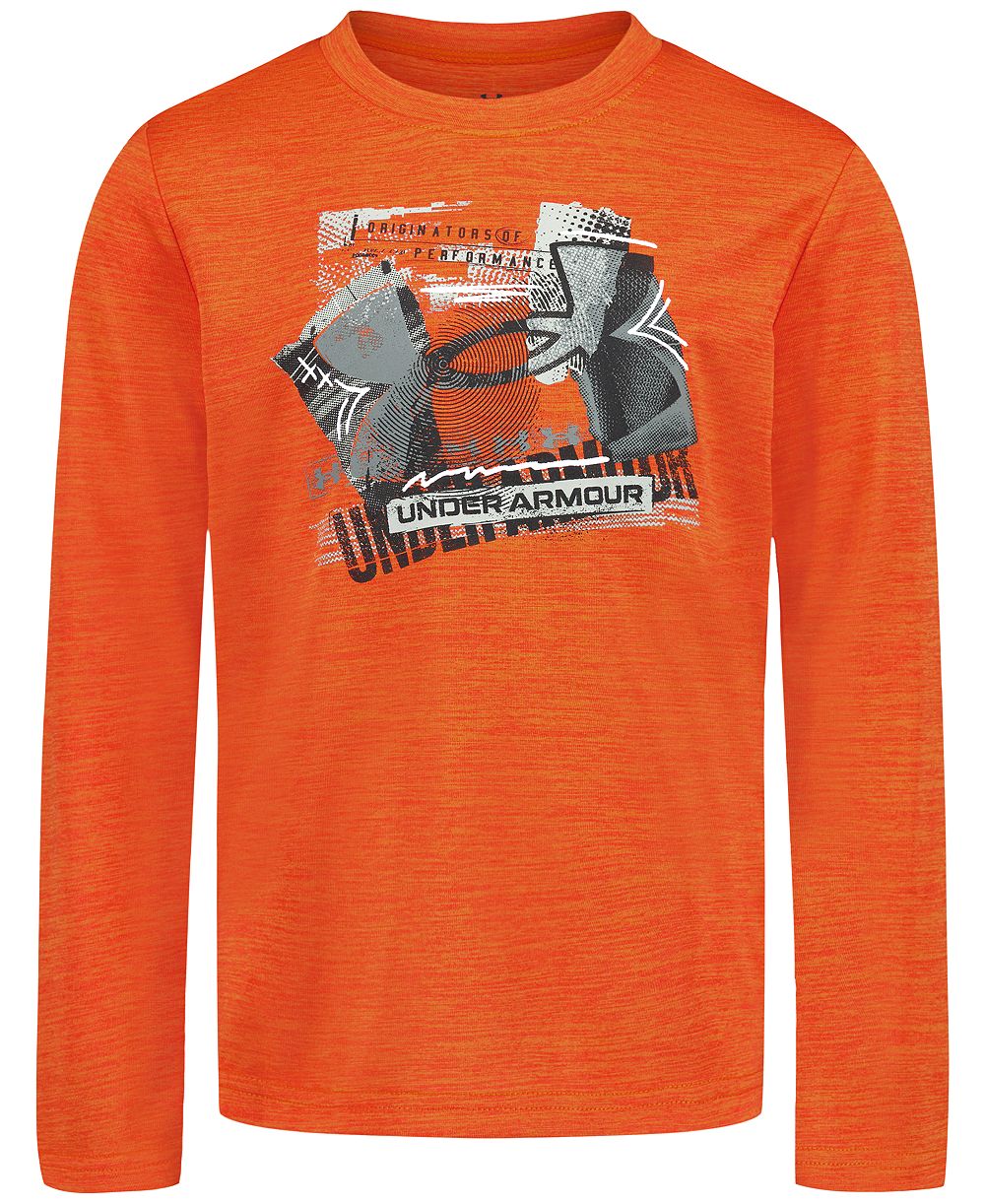 Детская футболка Under Armour Boys' 2T-7 Long-Sleeve