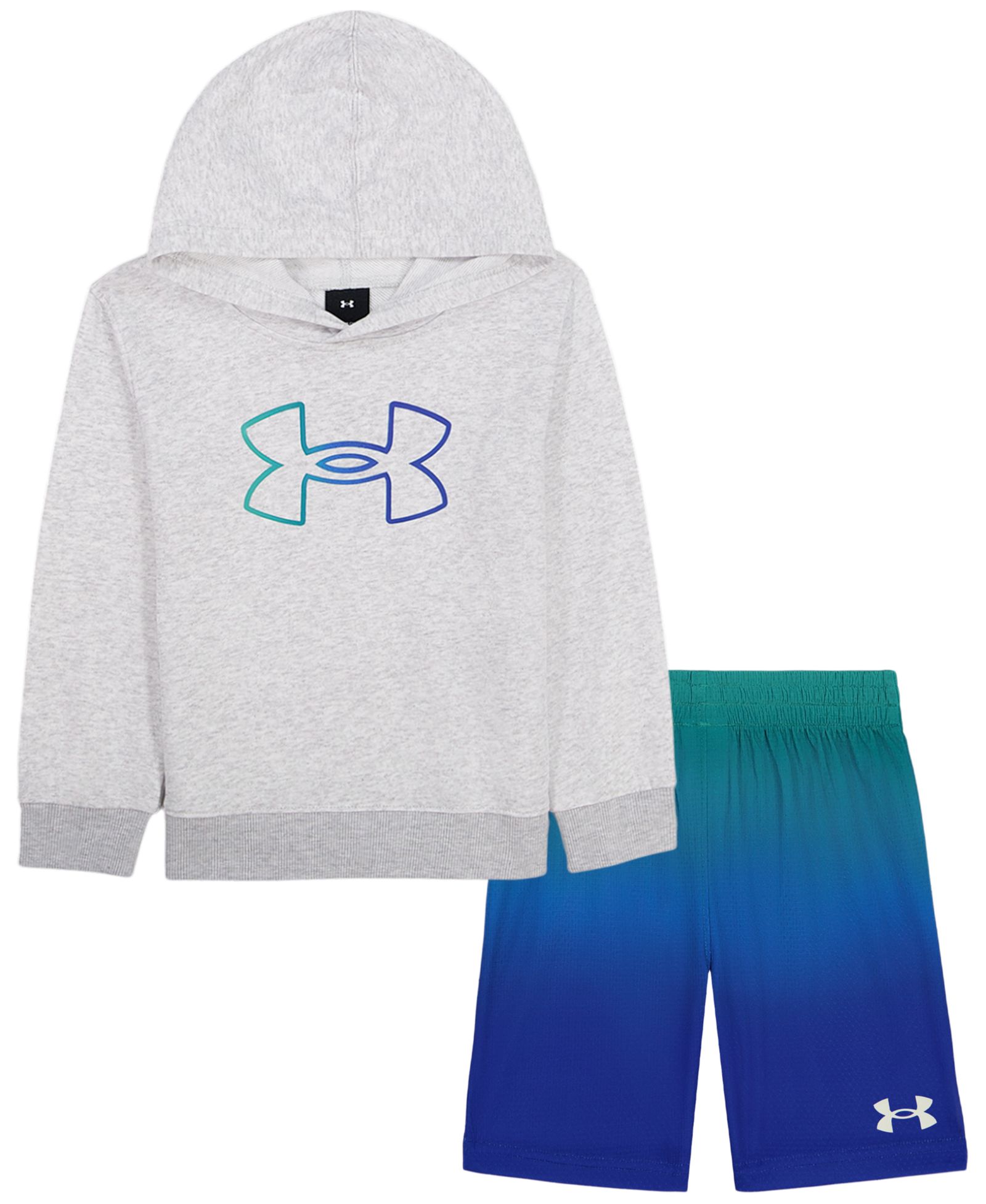 Under Armour Boys' 2T-7 Long-Sleeve Hoodie и Shorts, 2-Piece Set