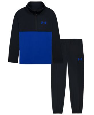 Under Armour Boys' 2T-7 Quarter-Zip Sweatshirt and Joggers, 2-Piece Set