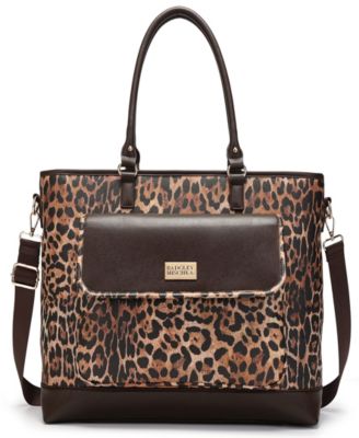 Сумка Badgley Mischka Leopard-Print 14" Weekender Bag