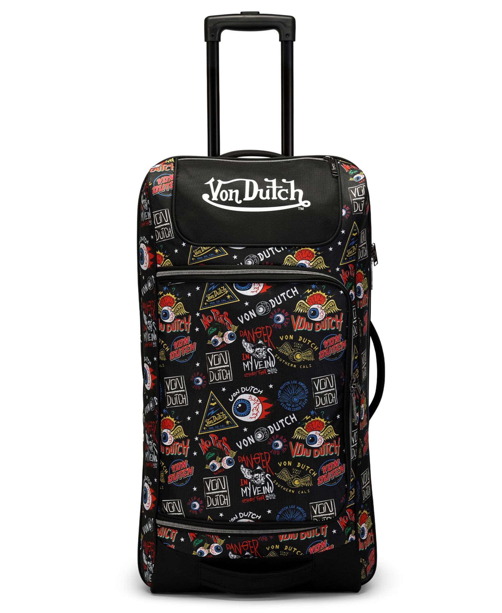 Сумка-дуффель Von Dutch Jax 28" Checked Rolling