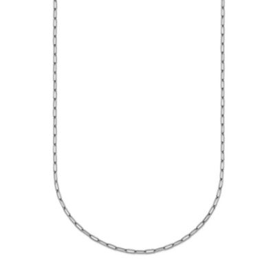 Ожерелье Curata Jewelry Platinum Paperclip Chain