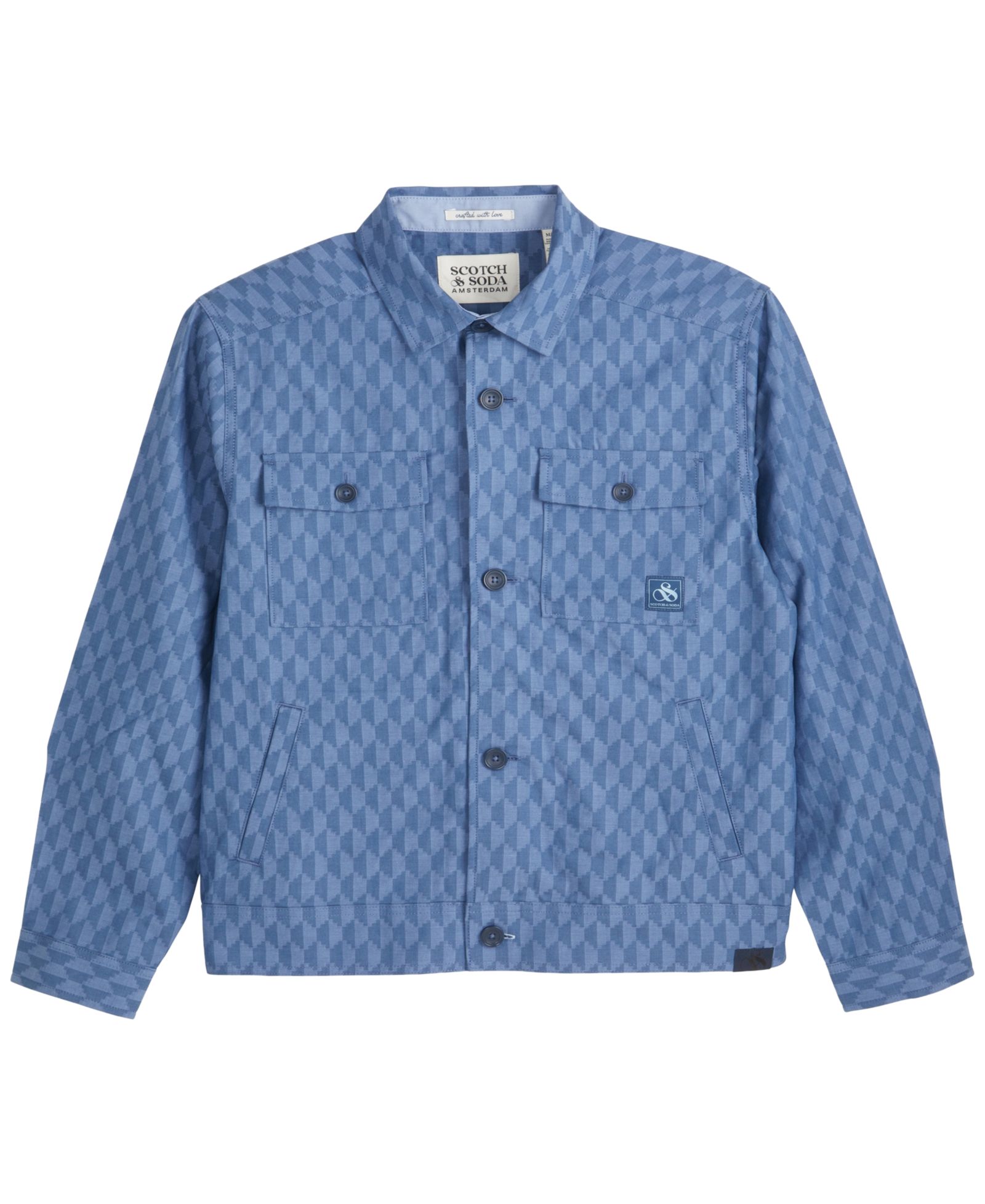 Мужская рубашка-шacket SCOTCH & SODA Button-Front