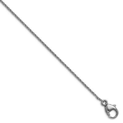 Цепочка Curata Jewelry, платина 950, Spiga, 0.7mm