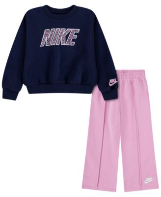 Nike Детский комплект из топа и брюк Retro Remix для девочек 2T-4T, 2-piece set