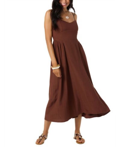 O'Neill Women's Linden Woven Midi Dress