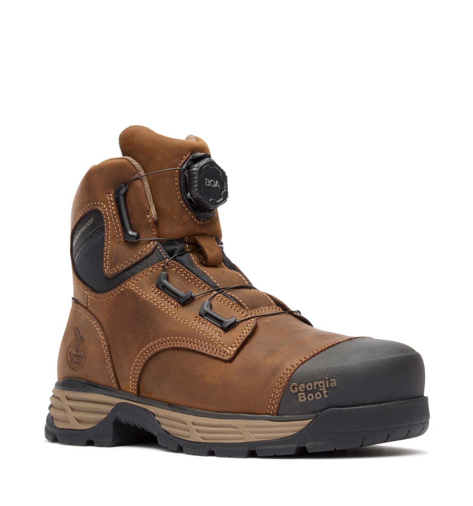 GEORGIA BOOT Men's Durab lend Edge BOA Alloy Toe Work Boot