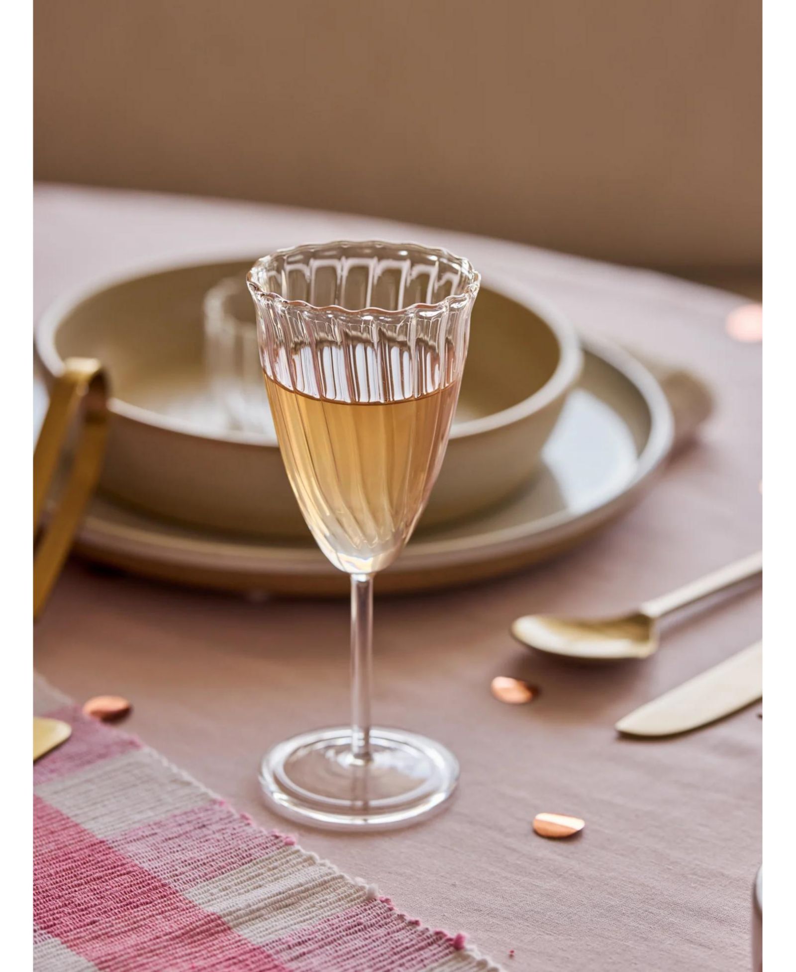 Бокалы для шампанского Fleck, Kira Stemware, набор из 2 шт.