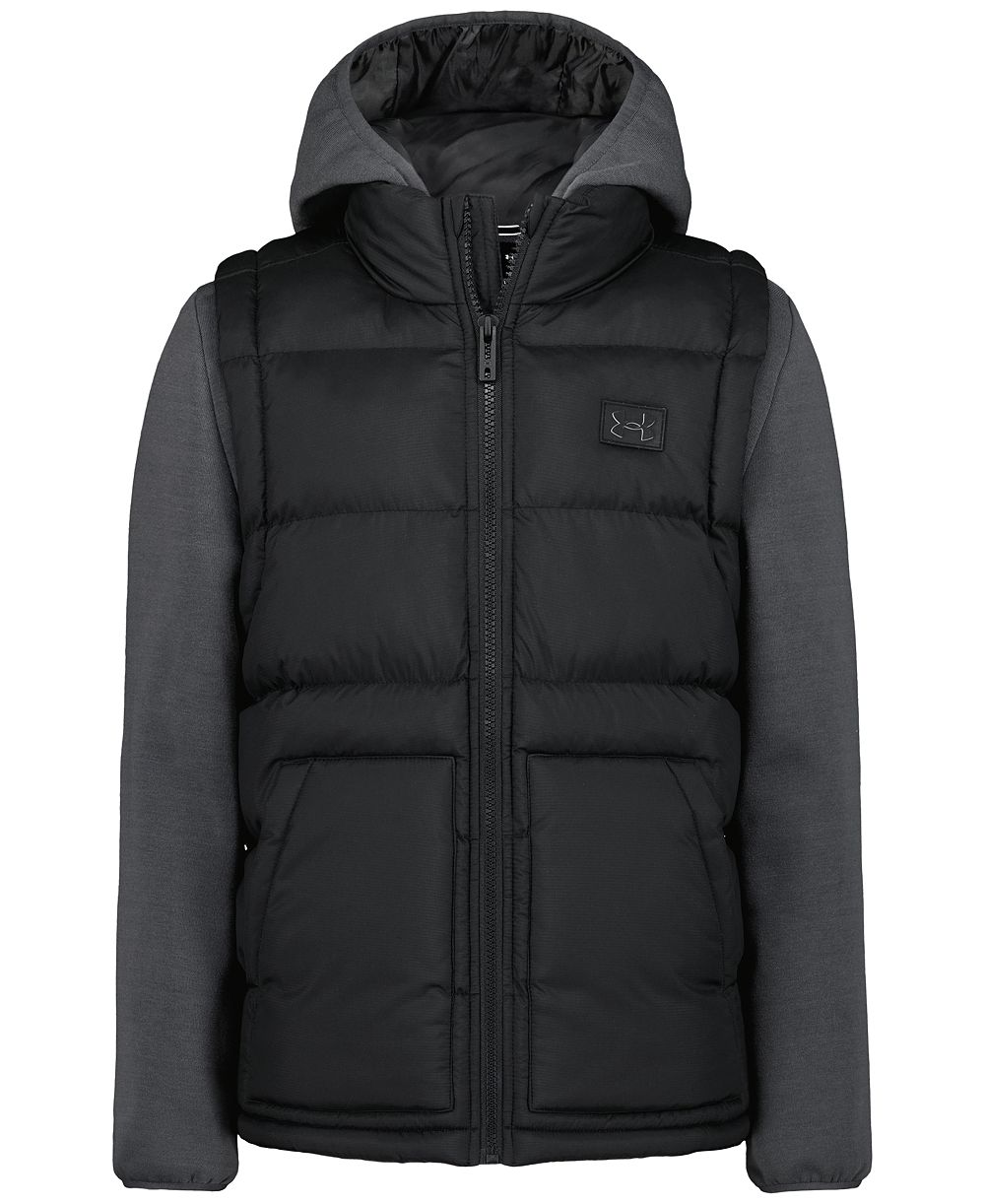 Under Armour Boys' 8-20 Full-Zip Quilted Hooded Jacket