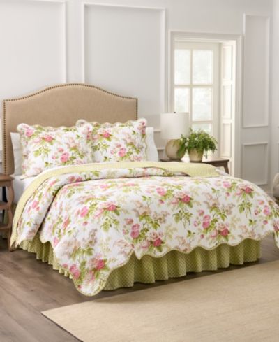 Комплект из 4 стеганых покрывал Waverly Emma's Garden Cotton Queen