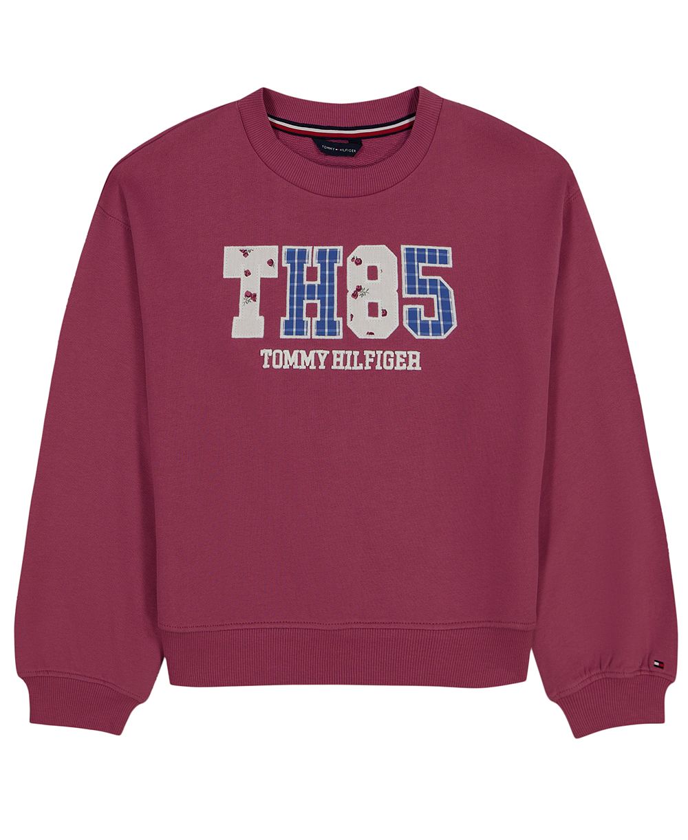 Tommy Hilfiger Girls' 7-16 Th85 Print Sweatshirt