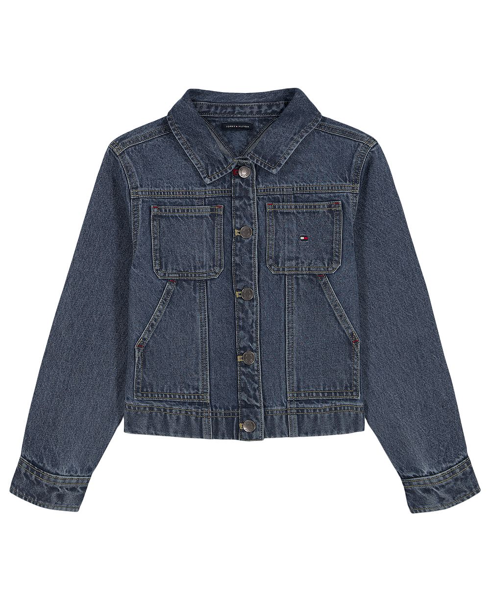 Tommy Hilfiger Girls' 7-16 Long-Sleeve Denim Jacket