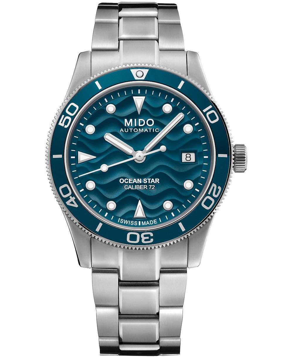 Mido Unisex Swiss Automatic Ocean Star Stainless Steel Watch 39mm