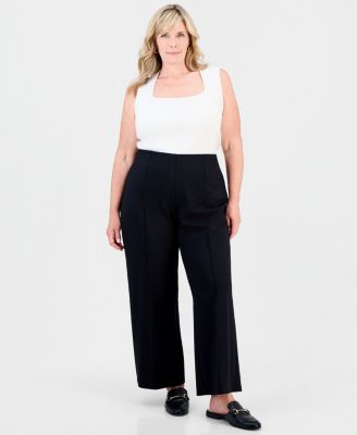 Брюки JM Collection Plus Size Wide-Leg Relaxed-Fit