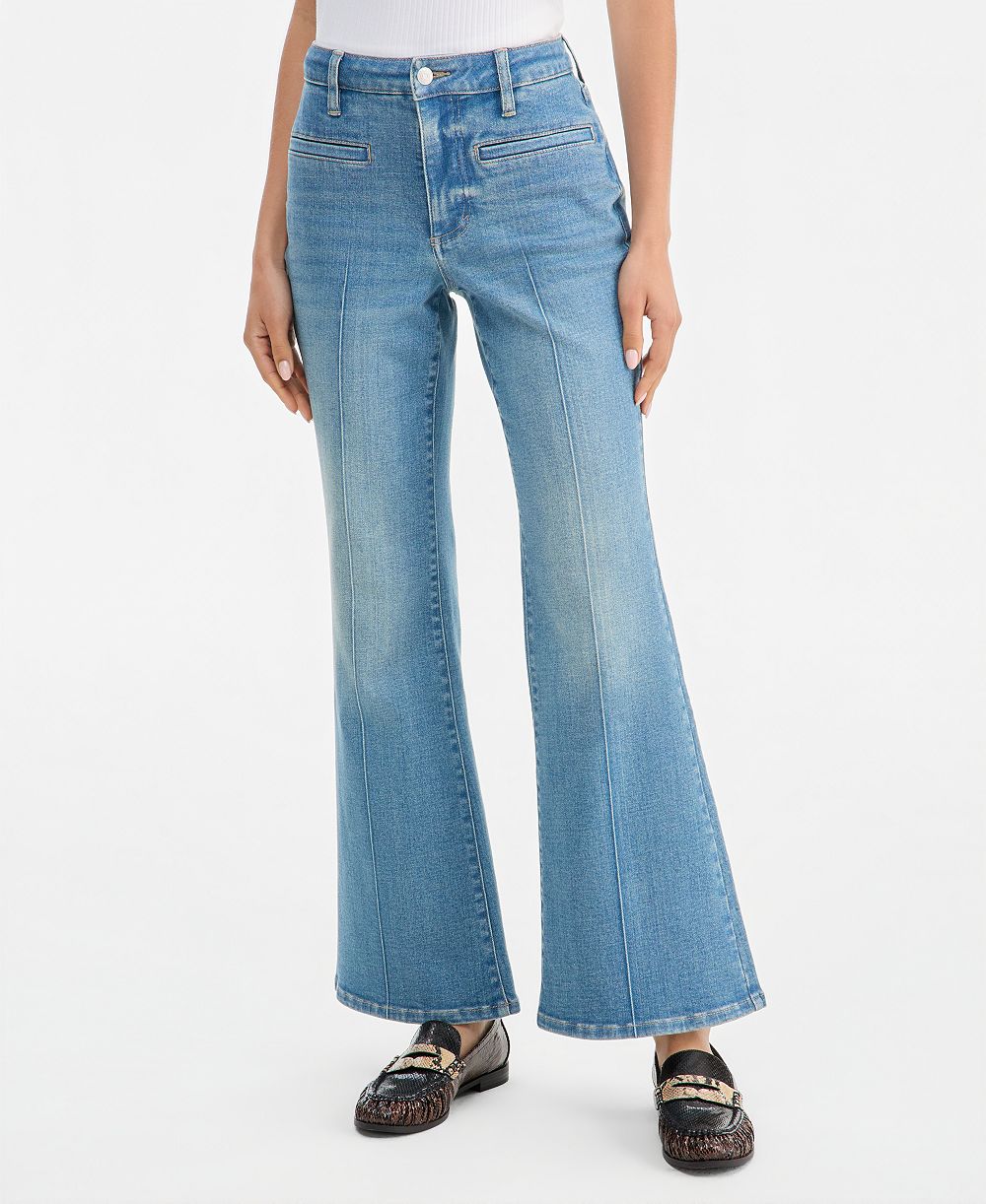 I.N.C. International Concepts Women's Mid-Rise Flare Jeans, Macy's Exclusive