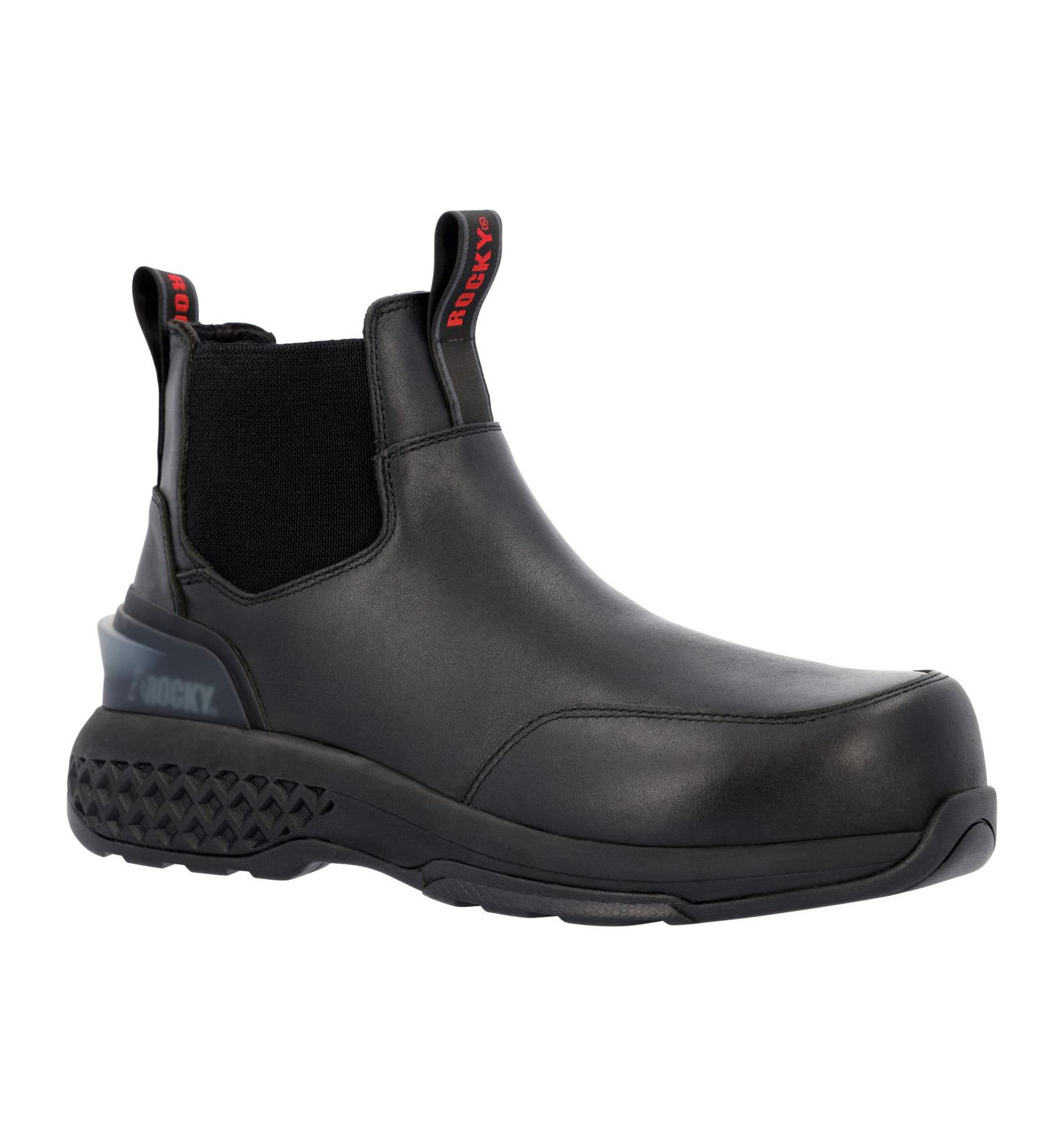 ROCKY Men's Code Station Slip-On Composite Toe Boot