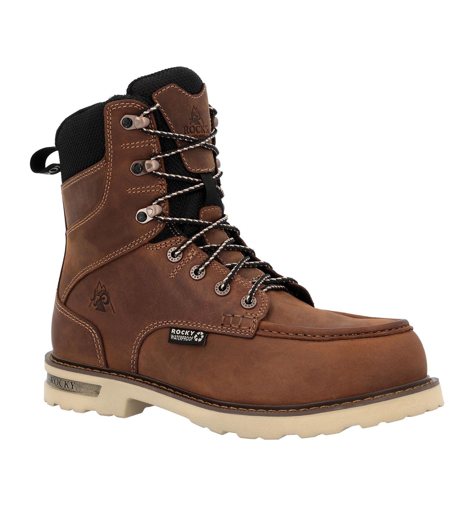 ROCKY Men's Grindstone XTR 8 inch Lace-Up Work Boot