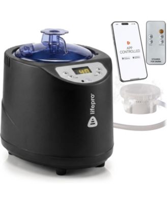 LifePro Sauna Steamer Machine 2.6L with Remote & App Control - 1200W Portable Steam Sauna Generator for Tent or Steam Room