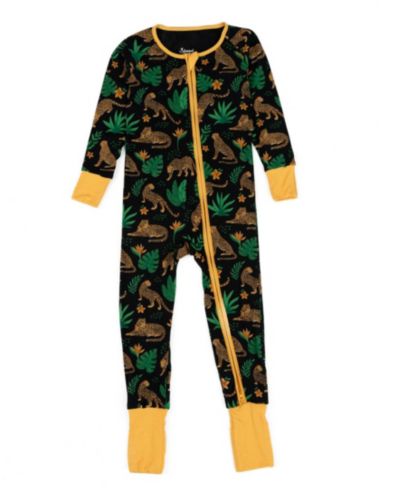 Leveret Toddler Matching Family One-Piece Cooling Bamboo Viscose Footed Pajamas