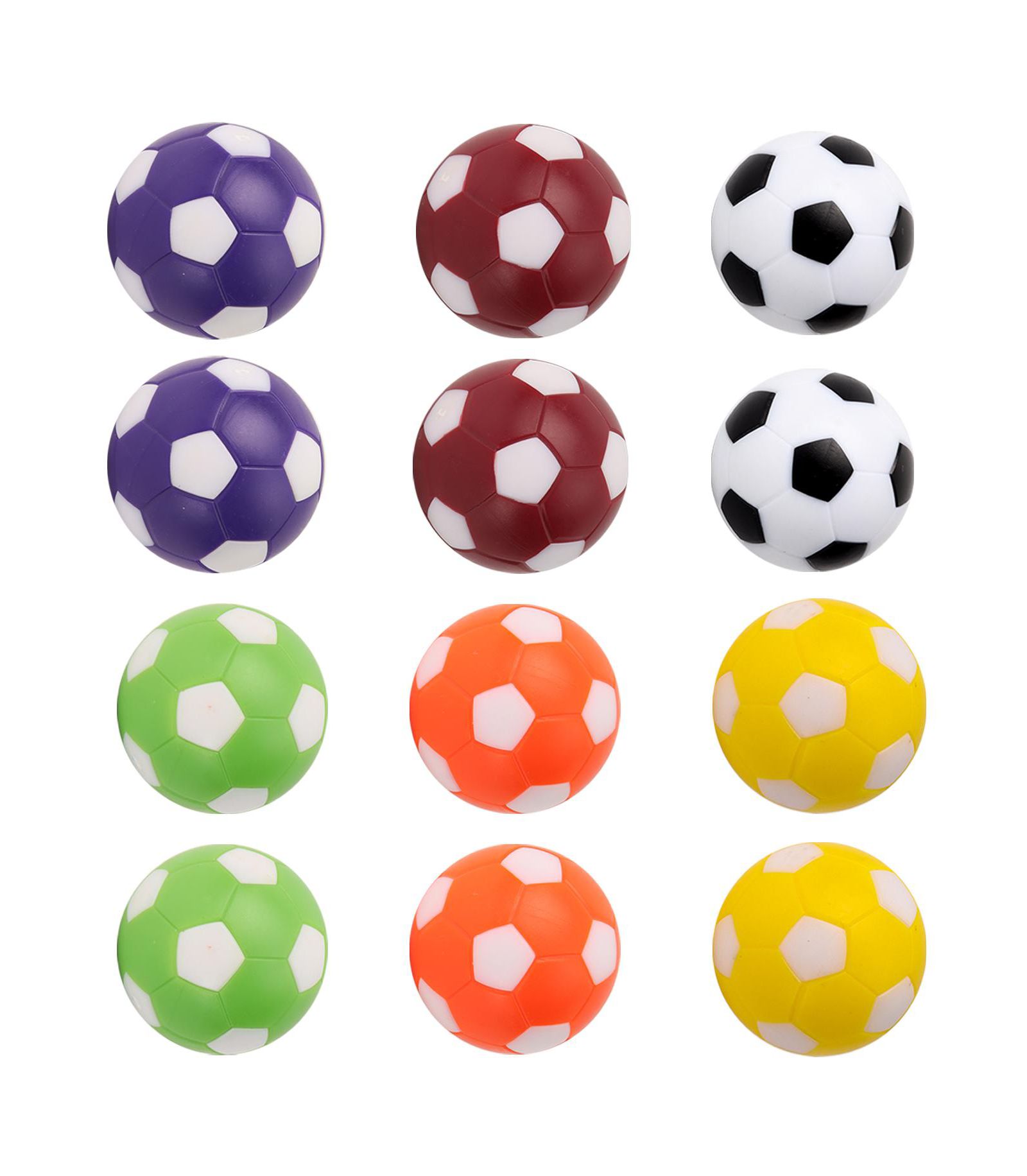 GSE Games & Sports Expert Foosball Table Replacement Balls, 36mm(1.42") Tabletop Soccer Football Pack