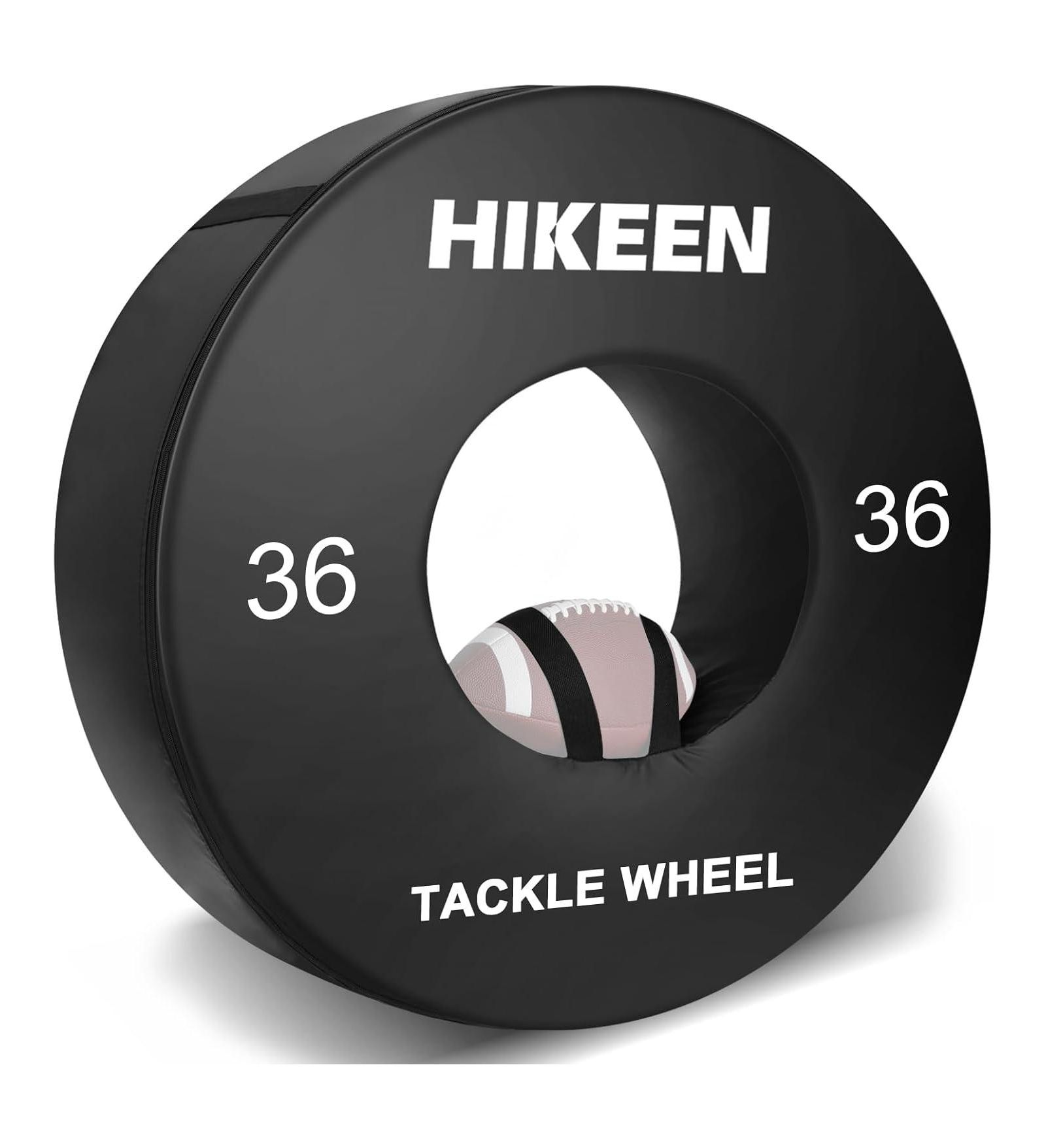 Манекен для футбольных тренировок Hikeen Football Tackle Wheel из мягкой пены с ремнями