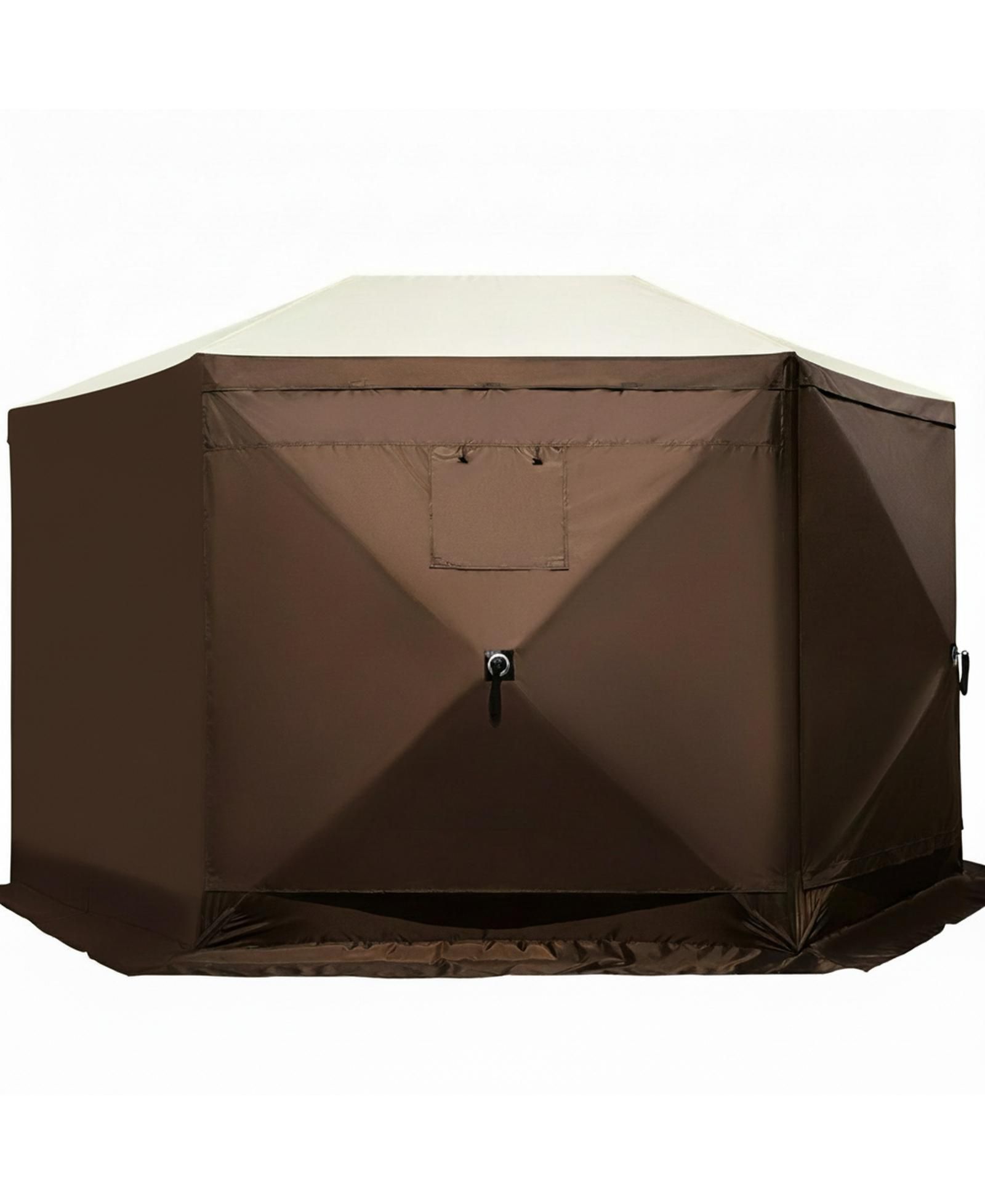 GOUUN  6-Sided Pop-Up Gazebo Screen Tent with Mesh Windows