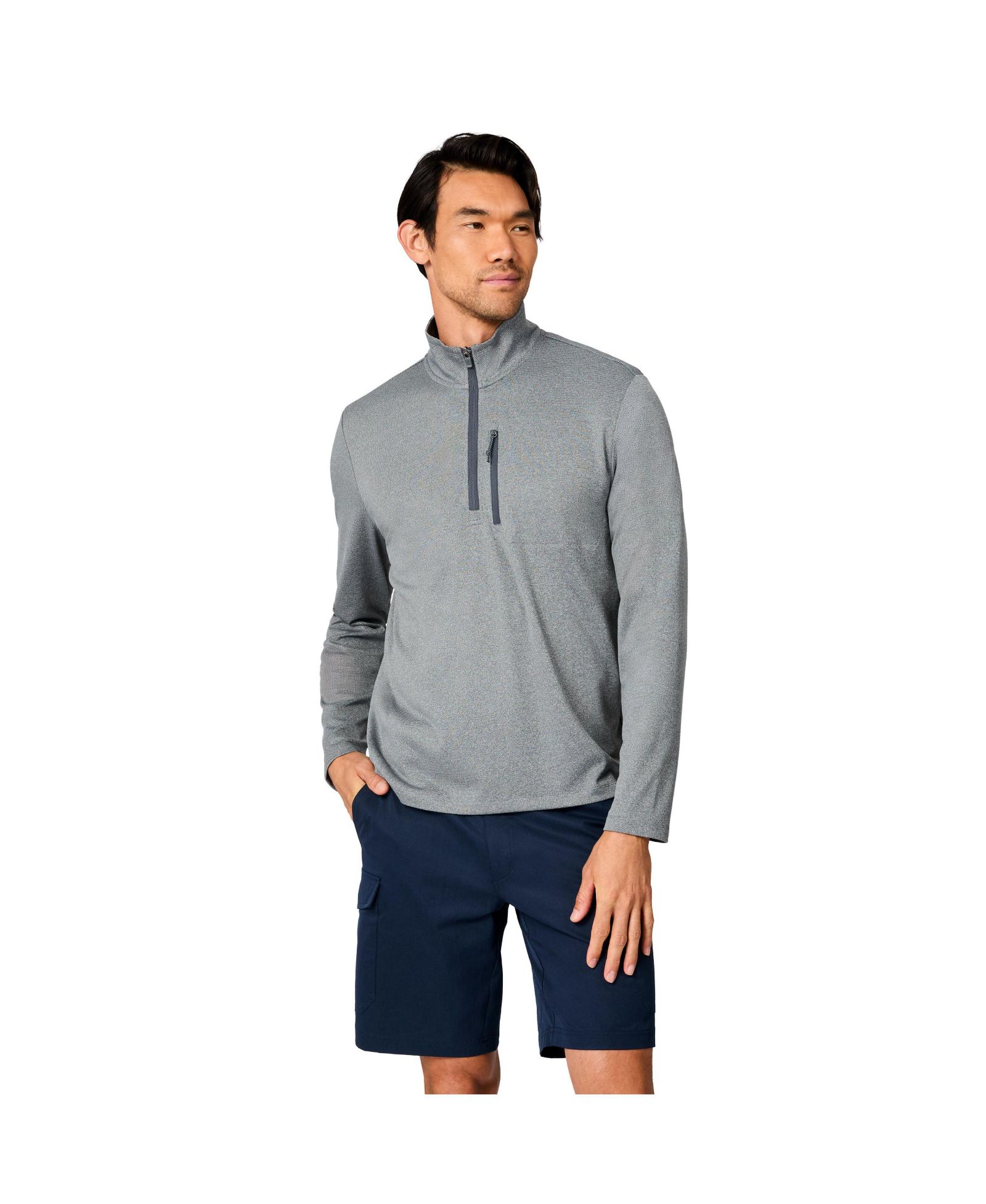 Рубашка Free Country Men's Tech Double Face Quarter Zip