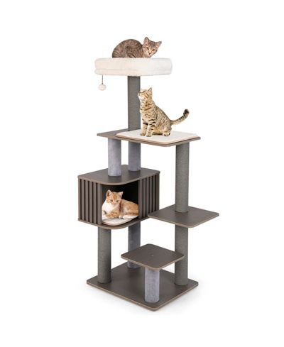 Кошачий игровой комплекс COZITO Cat Tree 59 in Multi-Level с подушкой