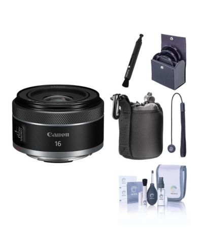 Canon RF 16mm f/2.8 STM Lens with Essential Accessories Kit
